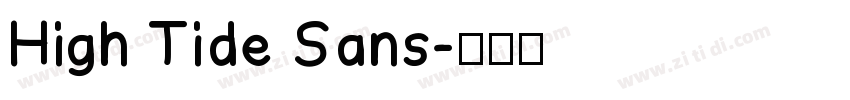 High Tide Sans字体转换